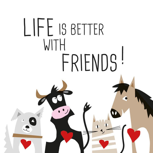 Napkins - Life is Better with Friends