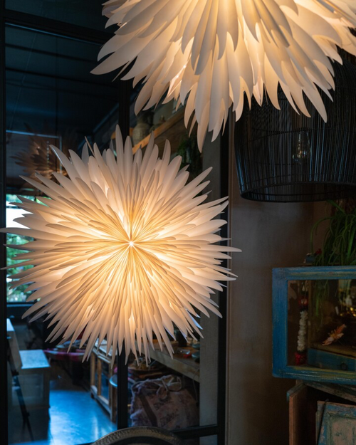 Van Verre - Handprinted Paper Star Light - Stella Dahlia