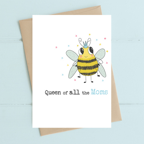 Dandelion Card - Queen of all the Moms