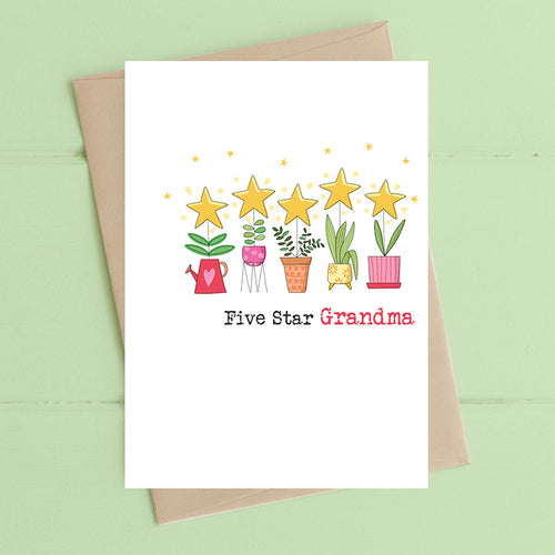 Dandelion Card - Five Star Grandma