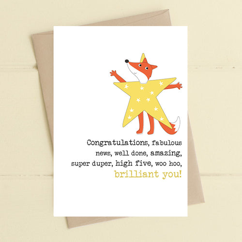 Dandelion Card - Congratulations, Fabulous News