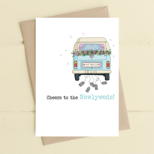 Dandelion Card - Cheers to the Newlyweds