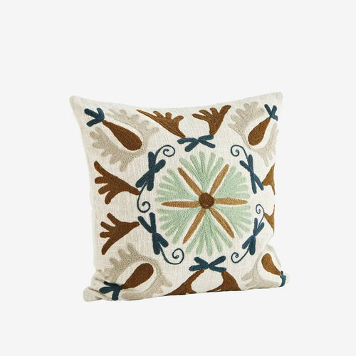 Madam Stoltz Textiles - Suzani Embroidered Cotton Cushion Collection
