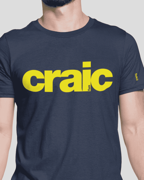 Fukil T Shirt - Craic Navy