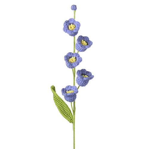 Heaven Sends - Knitted Blue Tulip Stem