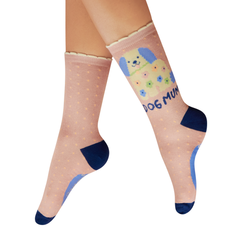 Powder Socks - Ankle Dog Mum