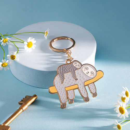 Sass & Belle Keyring - Enamel Sloth