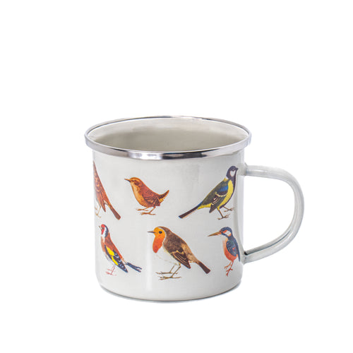 Sass & Belle Mug - Vintage Birds Enamel Mug