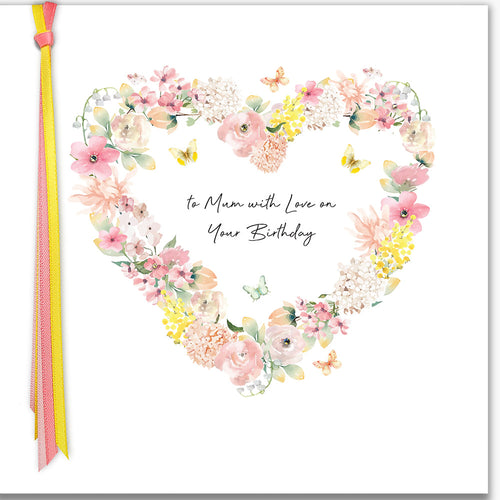Luxury Card - To Mum With Love On Your Birthday