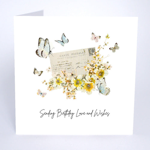 Luxury Card - Sending Birthday Love and Wishes