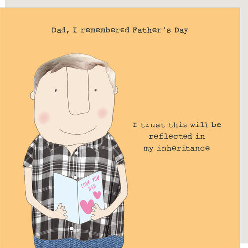 Rosie Made a Thing Card - I Remembered Father’s Day