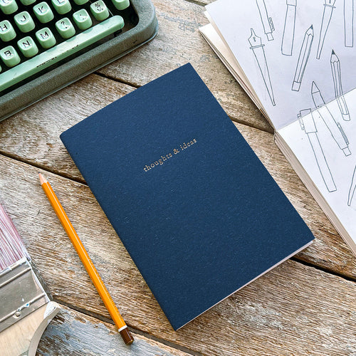 Badly Made Books - navy thoughts & ideas a.5