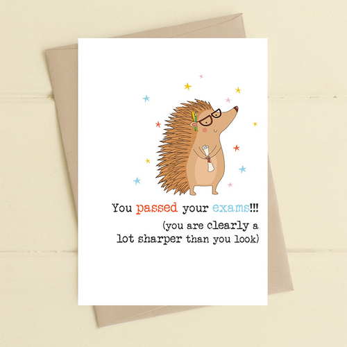 Dandelion Card - You Passed Your Exams! Sharper Than You Look