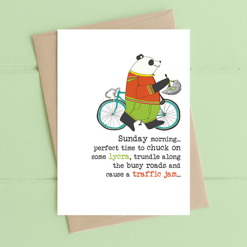 Dandelion Card - Lycra & Traffic Jams