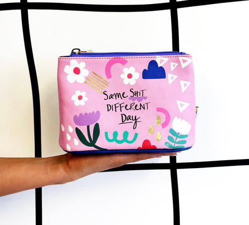 Disaster Designs Makeup Bag - Small Talk ‘Same Shit’