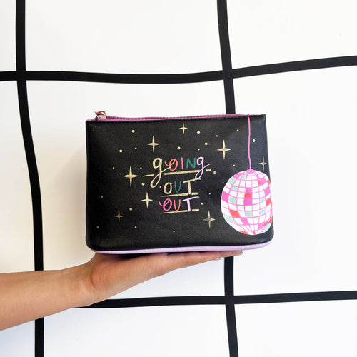 Disaster Designs Makeup Bag - Small Talk ‘Going Out-Out’