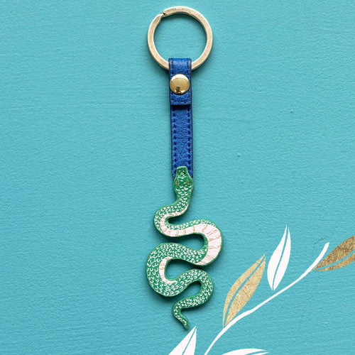 Disaster Designs Keyring - Inked Snake