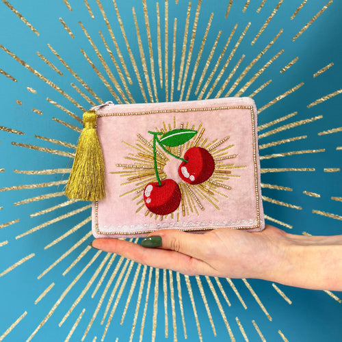 Disaster Designs Purse - Velvet Inked Cherry