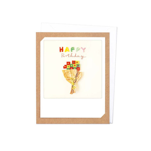 Pickmotion Photo-Card - Happy Birthday Bouquet