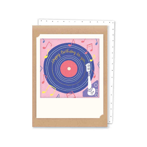 Pickmotion Mini-Card - Happy Birthday Record