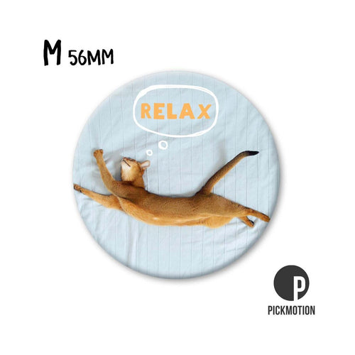 Pickmotion Magnet Medium - Relax Cat