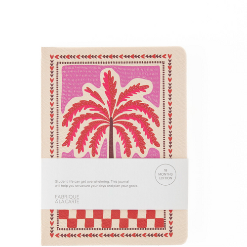 Fabrique 2025/2026 Academic Diary 18 month - Palmtree Pink