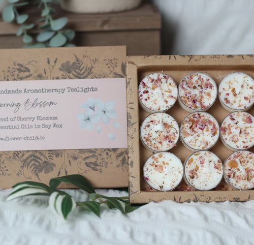 FlowerChild Scented Tealights - Pack of 9 Morning Blossom