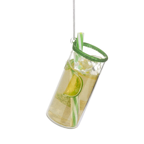 Sass & Belle Christmas Bauble - Glass Mojito Cocktail