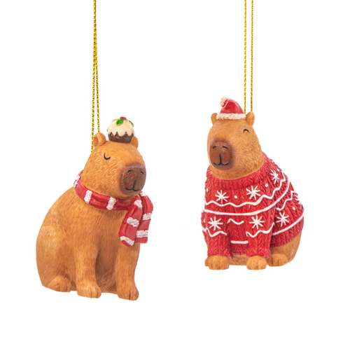 Sass & Belle Christmas Bauble - Capybaras