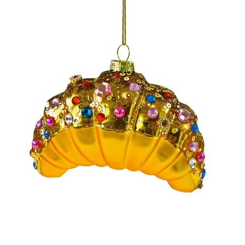 Werner Voss Christmas Bauble - Glass Croissant