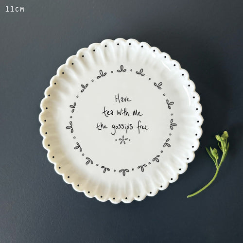 East of India Scallop Coaster - Have Tea With Me