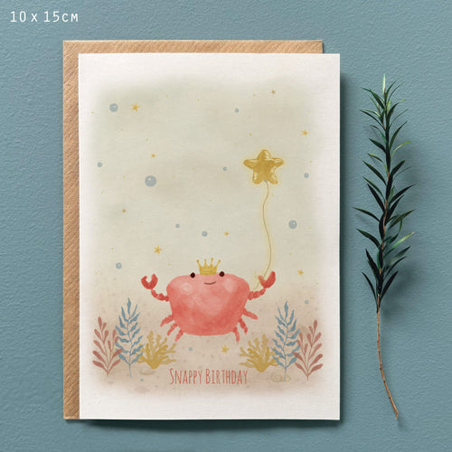 East of India Card - Sealife Snappy Birthday