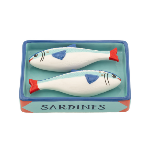 Sass & Belle Salt & Pepper Shakers - Sardine