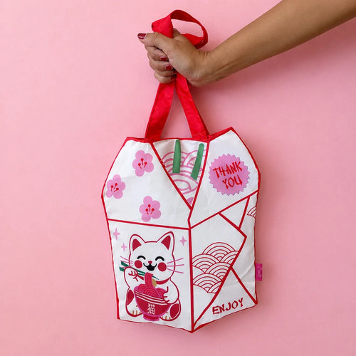 Disaster Designs Shopper Bag - Checkout Takeaway Noodle Box