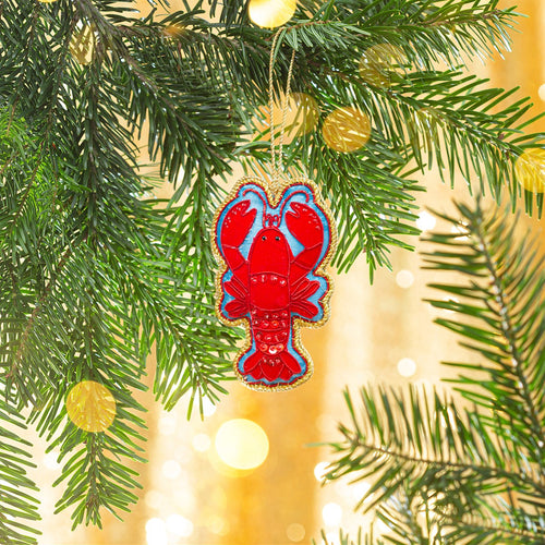 Sass & Belle Christmas Bauble - Zari Lobster