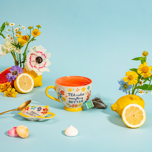 Sass & Belle Mug - Folk Floral Teacup