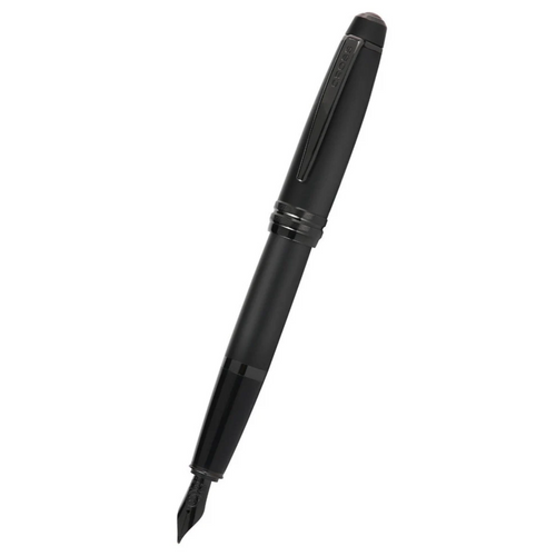 Cross - Bailey Black Lacquer Stainless Steel Fountain Pen