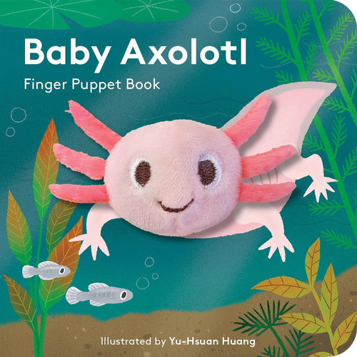 Children's Book - Baby Axolotl Finger Puppet Book