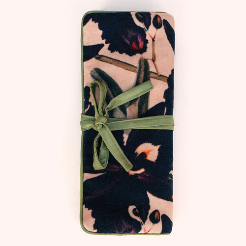 Powder Jewellery Roll - Midnight Orchid