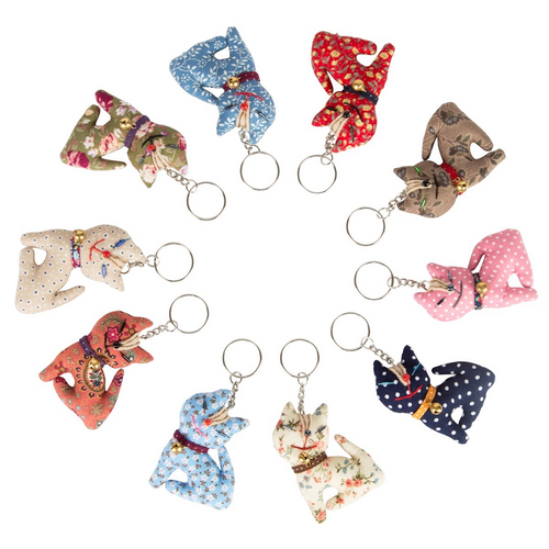 Sass & Belle Fabric Keyrings