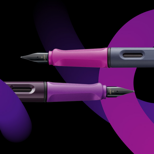 Lamy Safari - Special Edition - Pink Cliff and Violet Blackberry