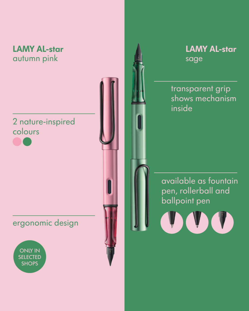 Lamy AL-Star Special Edition - Autumn Pink and Sage