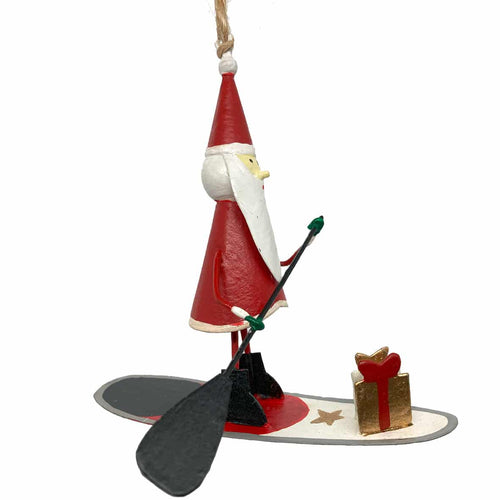 G-Bork Handmade Tin Santa Claus Paddle Board