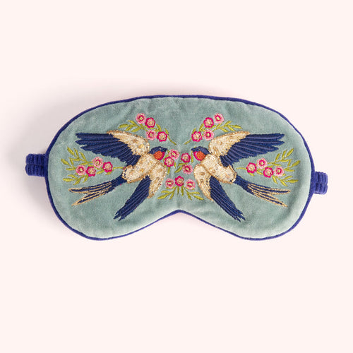 Powder Eye Mask - Swooping Swallows