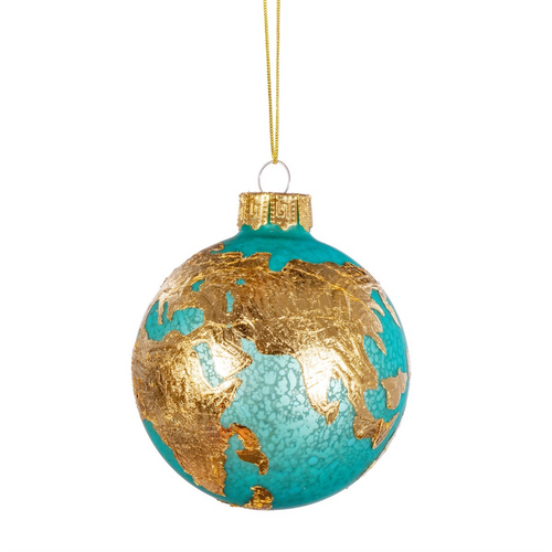 Sass & Belle Christmas Bauble - Glass Globe