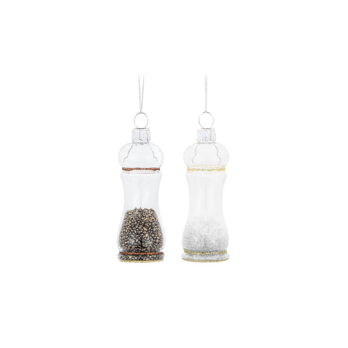 Sass & Belle Christmas Bauble - Glass Salt & Pepper Grinders