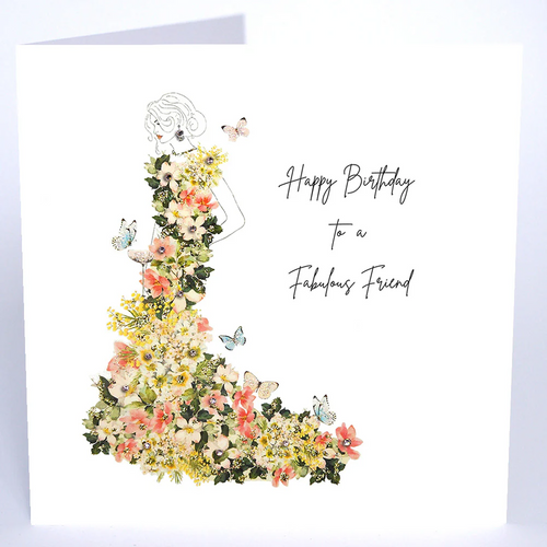 Luxury Extra Large Card - Happy Birthday Fabulous Friend
