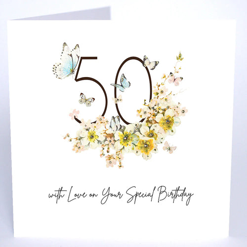 Luxury Extra Large Card - 50 On Your Special Birthday
