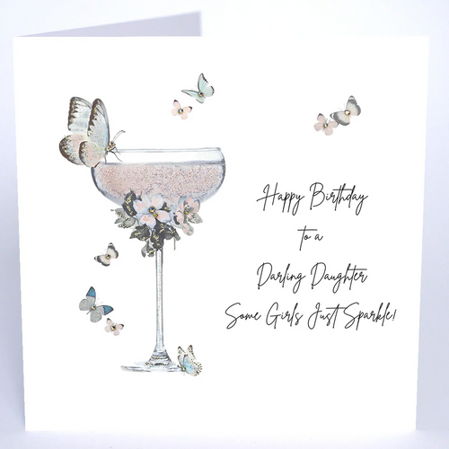 Luxury Extra Large Card - Happy Birthday to a Darling Daughter