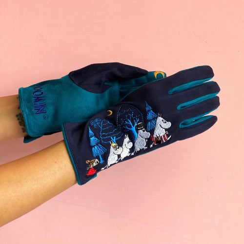Disaster Designs Gloves - Moomin Blue Forest